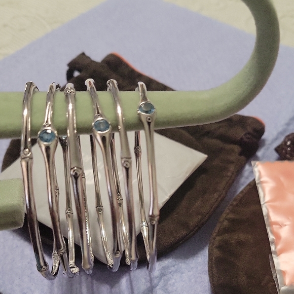 John Hardy Set Of (6) Bamboo Bangles - Picture 5 of 16